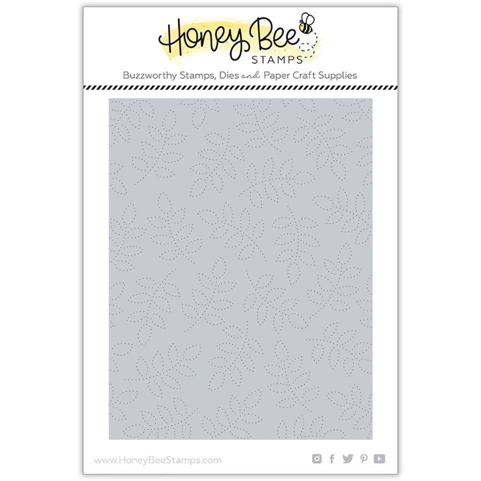 Spring Leaves A2 Pierced Cover Plate - Honey Cuts - Stand - Alone Dies - Honey Bee Stamps