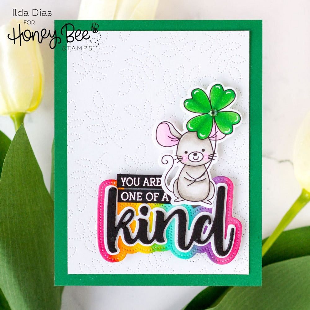 Spring Leaves A2 Pierced Cover Plate - Honey Cuts - Stand - Alone Dies - Honey Bee Stamps