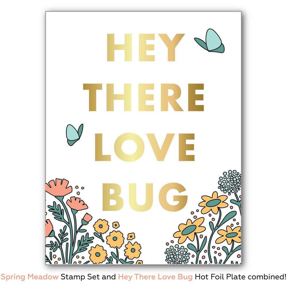 Spring Meadow - 5x6 Photopolymer Stamp Set - RETIRING - Honey Bee Stamps