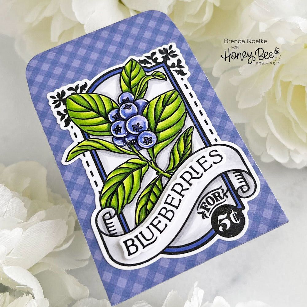 Spring Seeds - 6x8 Photopolymer Stamp Set - Honey Bee Stamps