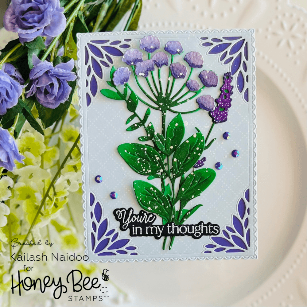 Spring Vine Layering Frames - Honey Cuts - Stand - Alone Dies - Honey Bee Stamps
