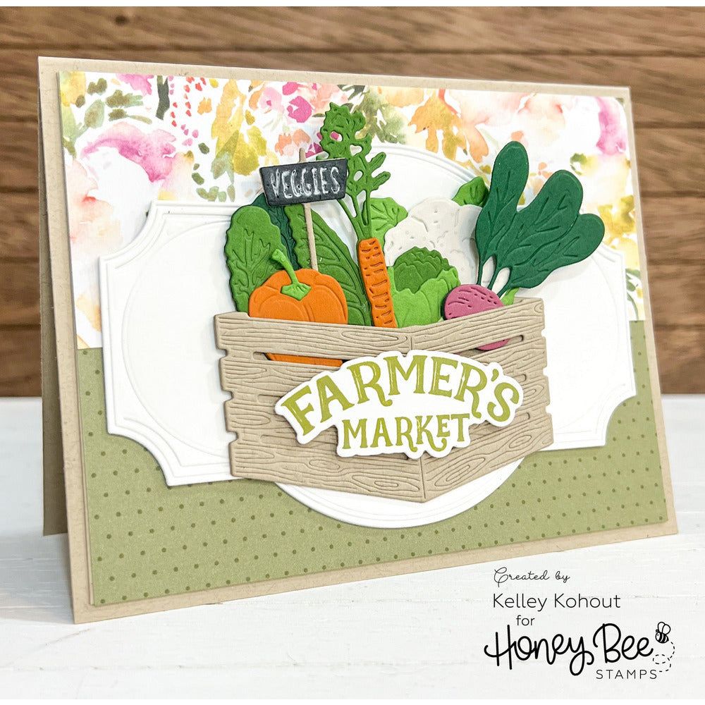 Spring Vine Layering Frames - Honey Cuts - Stand - Alone Dies - Honey Bee Stamps