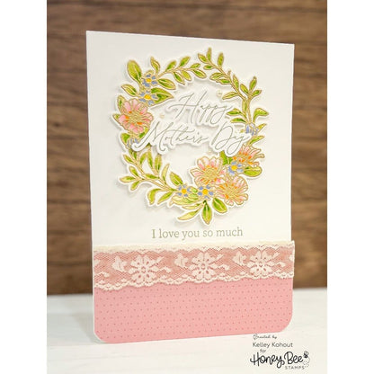 Spring Wreath - Honey Cuts - Coordinating Dies - Retiring - Honey Bee Stamps