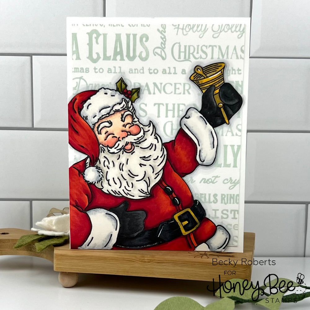 St. Nick - 6x8 Photopolymer Stamp Set - Honey Bee Stamps