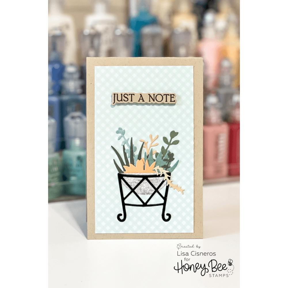 Succulent Garden Builder - Honey Cuts - Stand - Alone Dies - Honey Bee Stamps