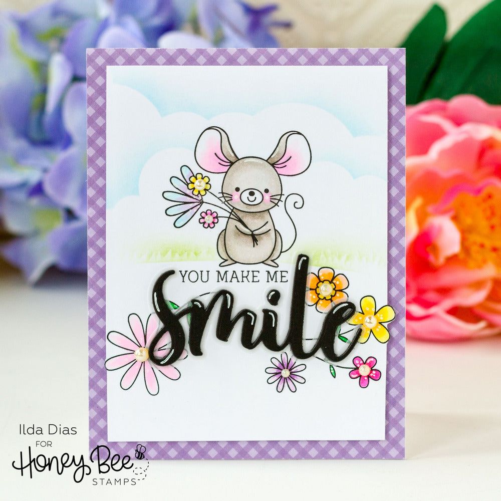 Sweet Spring Mice - Honey Cuts - Coordinating Dies - Honey Bee Stamps