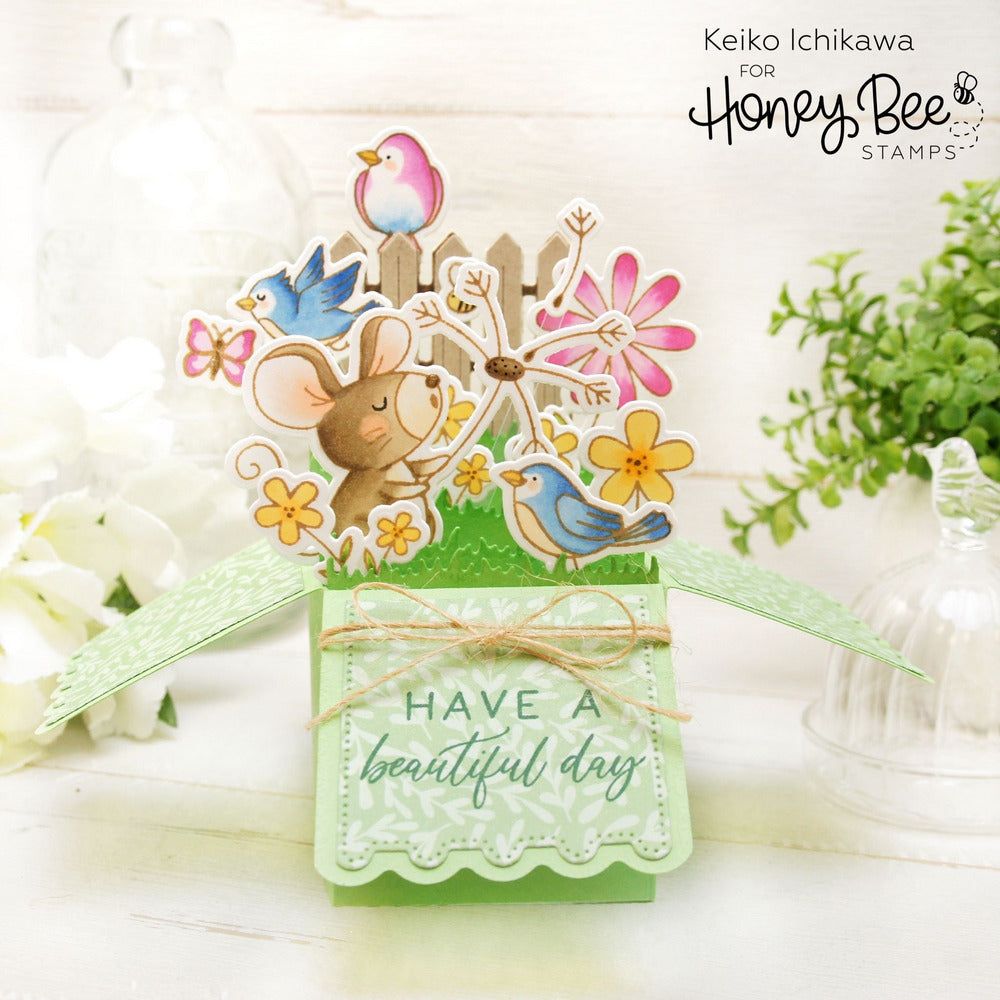 Sweet Spring Mice - Honey Cuts - Coordinating Dies - Honey Bee Stamps