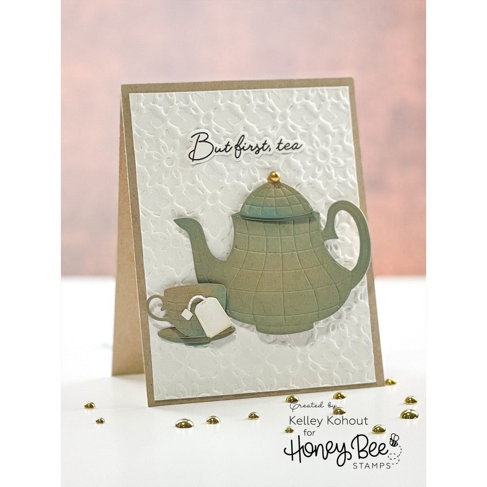 Teapot & Cup - Honey Cuts - Stand - Alone Dies - Honey Bee Stamps