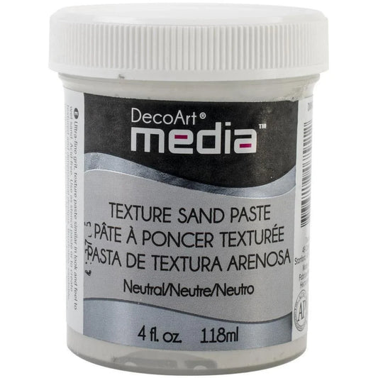 DecoArt Texture Sand Paste in Neutral, 4 fl. oz. container