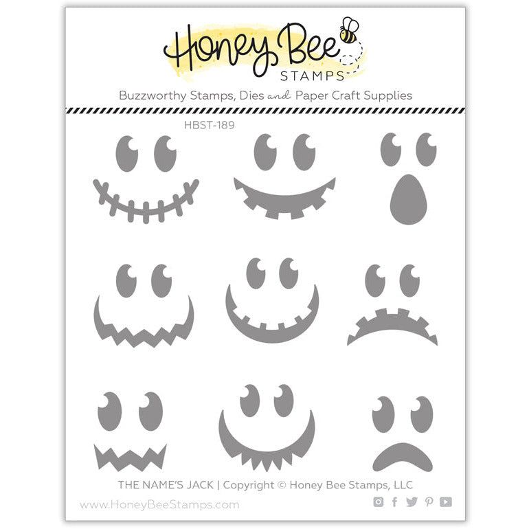 The Name's Jack - 4x4 Photopolymer Stamp Set - Honey Bee Stamps