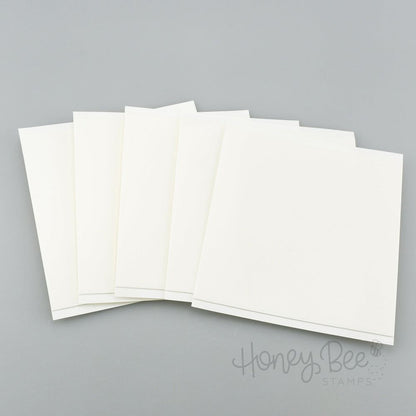 White Foam Sheets - 6"x6" 5pk - Honey Bee Stamps