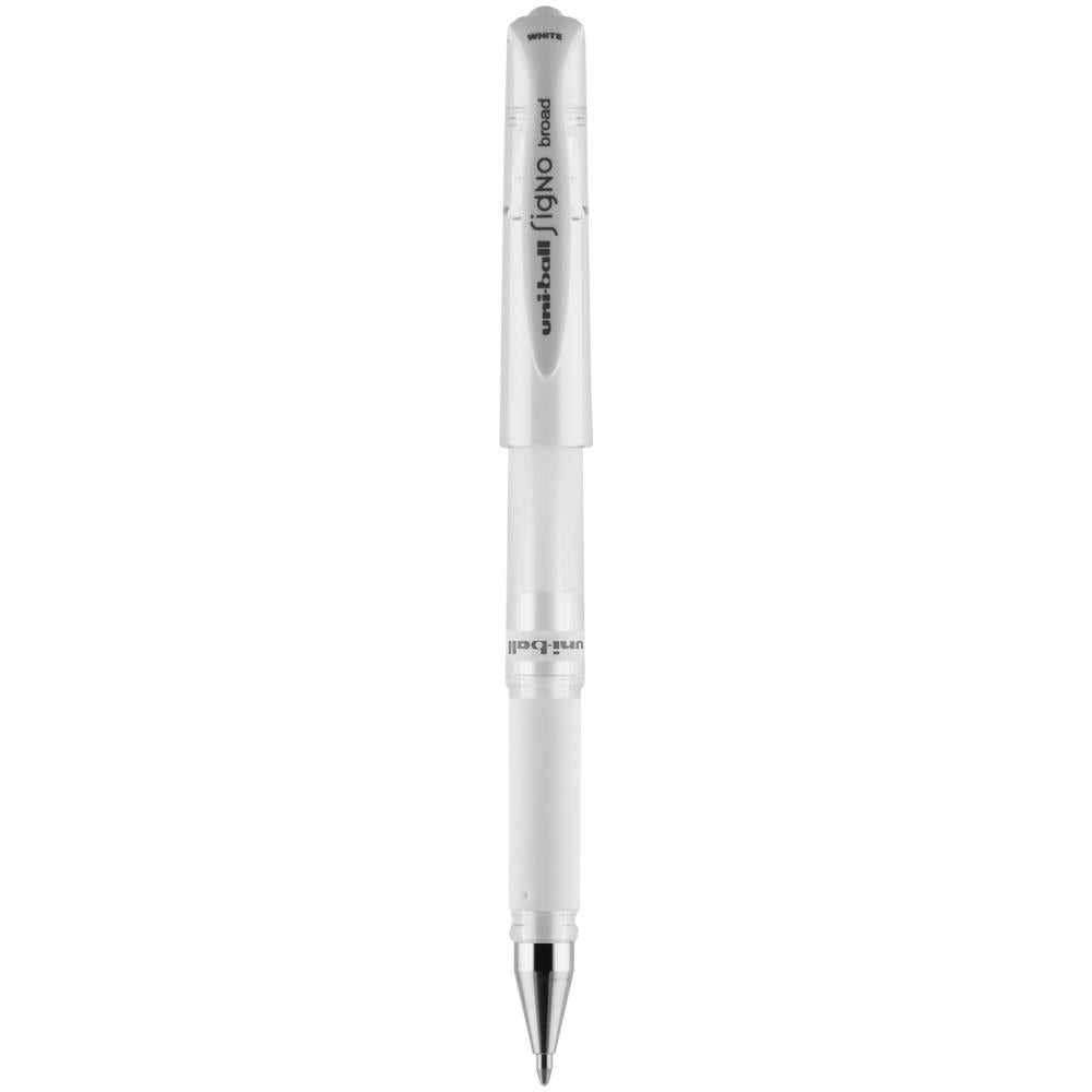 White Ink Uni - Ball Gel Impact Pen - Broad Point - Honey Bee Stamps