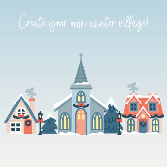Winter Village - Honey Cuts - Stand - Alone Dies - Honey Bee Stamps