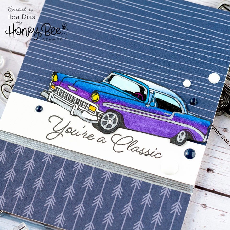 You're A Classic - 4x6 Photopolymer Stamp Set - Honey Bee Stamps