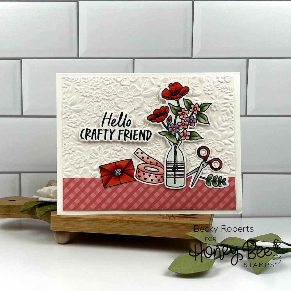 You're A Keeper - 5x6 Photopolymer Stamp Set - Honey Bee Stamps