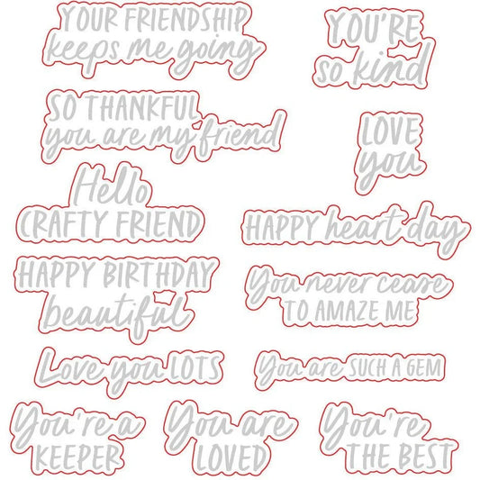 You're A Keeper - Honey Cuts - Coordinating Dies - Honey Bee Stamps
